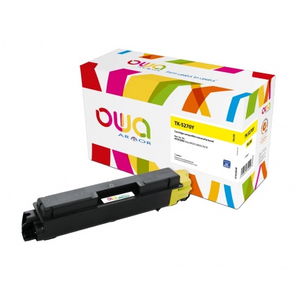 OWA Armor toner kompatibilní s Kyocera TK-5270Y, 6000st, žlutá/yellow, K18328OW