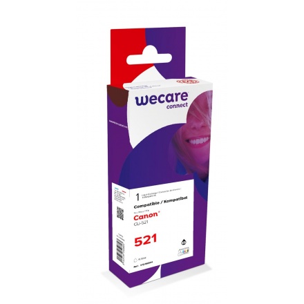 WECARE ARMOR ink kompatibilní s CANON Cli-521BK, černá/black, K12465W4