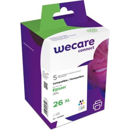 WECARE ARMOR ink sada kompatibilní s EPSON C13T26364010,CMYK+PK, K10368W4