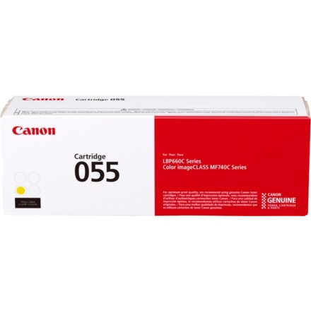 Canon CRG 055 Yellow, 2 100 str., 3013C002 - originální