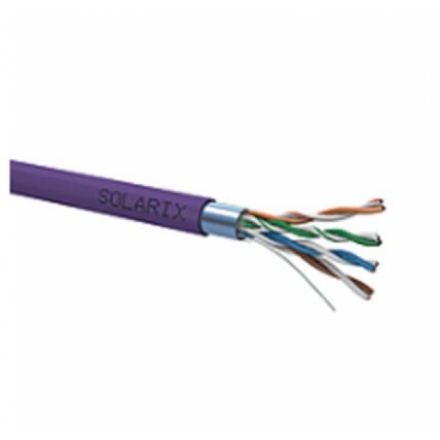 Instalační kabel Solarix CAT5E FTP LSOH Dca-s1,d2,a1 500m/cívka SXKD-5E-FTP-LSOH, 27655152