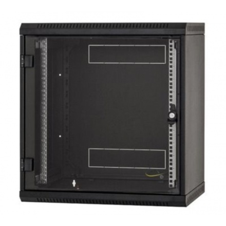 TRITON Nástěnný rack RUA 9U/600mm odn.boč.+perf.dv.černý, RUA-09-LS6-BAX-A1