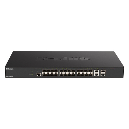 D-Link DXS-1210-28S 24 x 10G SFP+  ports + 4 x 10G Base-T ports Smart Managed Switch, DXS-1210-28S