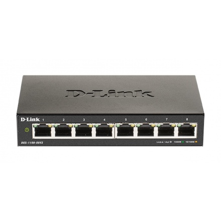 D-Link DGS-1100-08V2 Easy Smart Switch 10/100/1000, DGS-1100-08V2/E