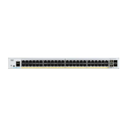 CISCO Catalyst C1000-48P-4G-L, 48x 10/100/1000 Ethernet PoE+ and 370W PoE budget ports, 4x 1G SFP uplinks, C1000-48P-4G-L