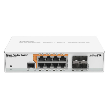 MikroTik CRS112-8P-4S-IN  Cloud Router Switch, CRS112-8P-4S-IN