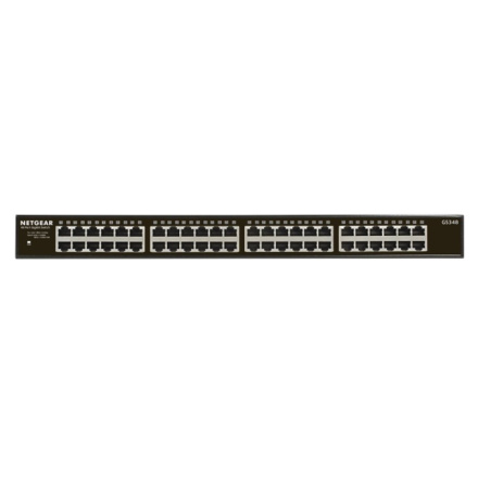 Netgear GS348 48-port Gigabit Switch, fanless, GS348-100EUS