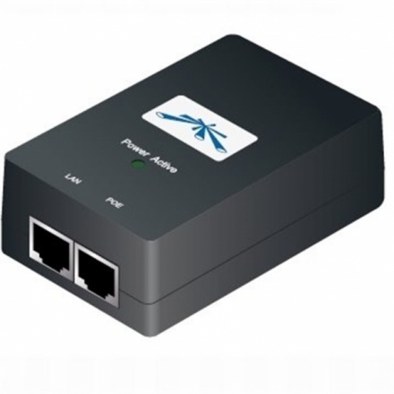 Ubiquiti POE-24, Gigabit PoE adpt.24V/1A (24W) vč. kabelu, POE-24-24W-G