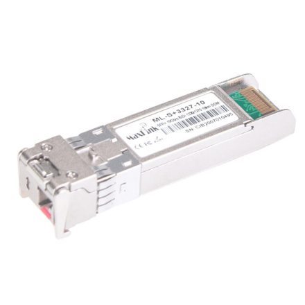 MaxLink 10G SFP+ optický modul, WDM(BiDi), SM, Tx 1330/Rx1270nm, 10km, 1x LC konektor, DDM, ML-S+3327-10