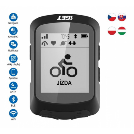 iGET CYCLO C220 - cyklocomputer GPS, C220