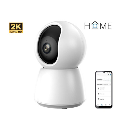 iGET HOME Camera CS4 White - WiFi 2K IP kamera, noční vidění, audio, RJ45, auto tracking, 75020823