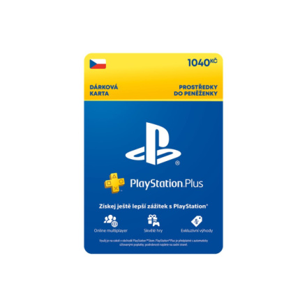SONY ESD ESD CZ - PlayStation Store el. peněženka - 1040 Kč, SCEE-CZ-00104000