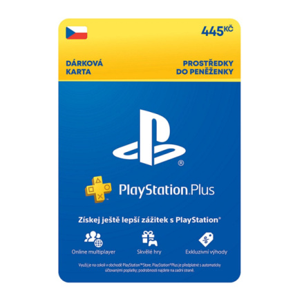 SONY ESD ESD CZ - PlayStation Store el. peněženka - 445 Kč, SCEE-CZ-00044500