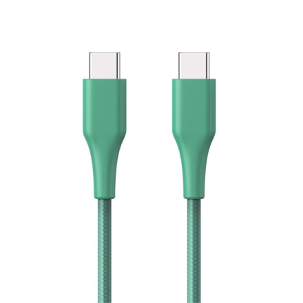 ER POWER kabel USB-C/C GRS 60W 120cm zelený, ERPWCBCTCGN