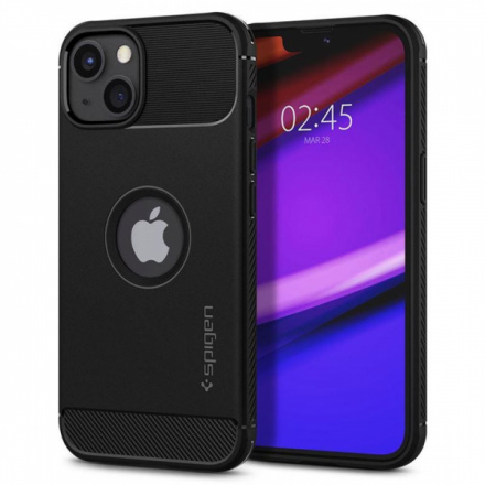 Ochranný kryt Spigen Rugged Armor pro iPhone 13 mini černý, ACS03314