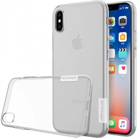 Nillkin Nature TPU Pouzdro Transparent pro iPhone X/XS, 8595642271083