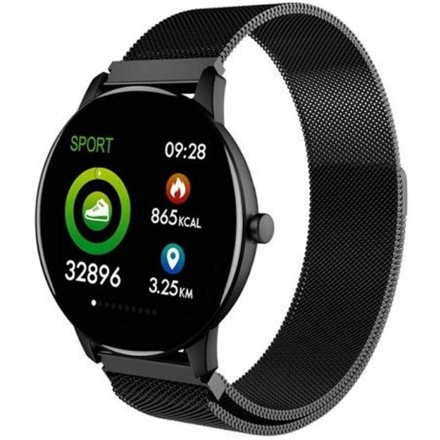 CARNEO Smart hodinky  SlickFit Oxygen+, Černé, 8588006962895