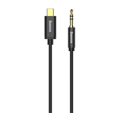 Baseus audio kabel Yiven z USB-C na Jack 3,5mm černý, CAM01-01