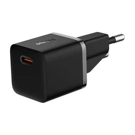 Baseus Rychlonabíječka do sítě GaN5 Mini 20W EU černá, CCGN050101