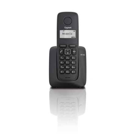 Gigaset DECT A116 Black, 4250366849249