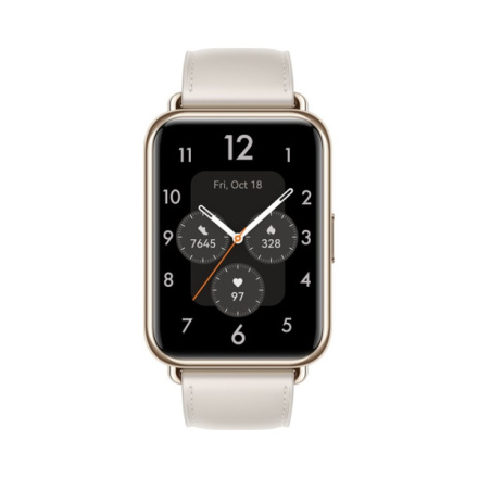 Huawei Watch Fit 2/Gold/Elegant Band/White, Yoda-B19V
