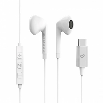 PIONEER Energy Sistem EP Smart 2 Type C White sluchátka s USB-C konektorem, bílá, 448999