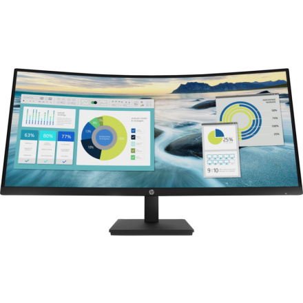 HP P34hc 34"UHD/250/DP/HDMI/5ms napájí do 65w (usb-c), 21Y56AA#ABB