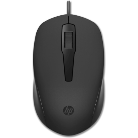 HP 150 Mouse/Kancelářská/Optická/Drátová USB/Černá, 240J6AA#ABB