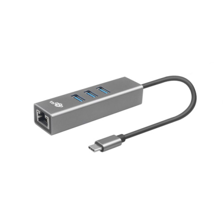 TB Touch USB C - RJ45, 3x USB adaptér 1000Mb/s, AKTBXKACRJ453UG