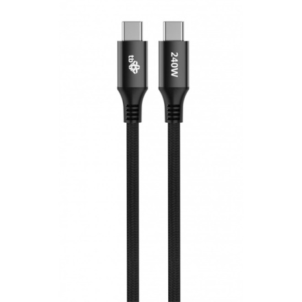 TB Touch USB C - USB C 240W, 1m černý, AKTBXKUCCOSI10B