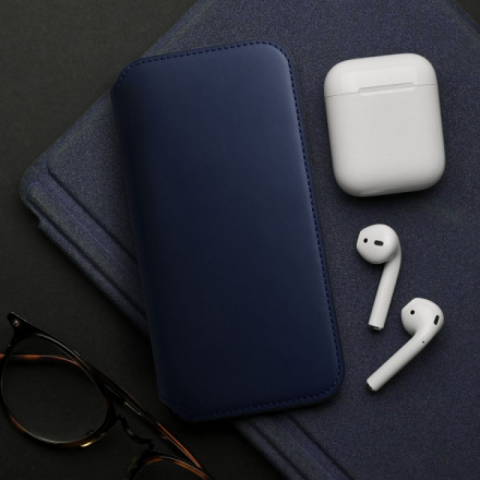 DUAL POCKET Book case for XIAOMI Redmi 14c navy 297893