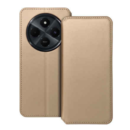 DUAL POCKET Book case for XIAOMI Redmi 14c gold 297894