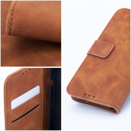 TENDER Book Case for XIAOMI Redmi 14C brown 298001