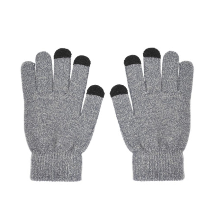 Touch screen gloves TRIANGLE for Man grey 432391