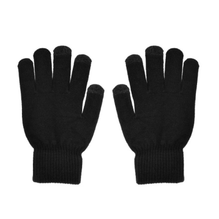 Touch screen gloves TRIANGLE for Woman black 432393