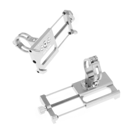 GUB bike holder for mobile phone G85 Aluminium silver 433090