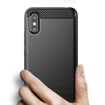 CARBON case for XIAOMI Redmi 9A / 9AT black 436773