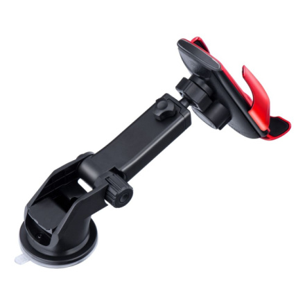 FORCELL F-GRIP automatic car holder for windshield / air vent with wireless charging Qi 15W red 440818