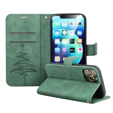 MEZZO Book case for XIAOMI Redmi NOTE 10 Pro christmas tree green 447353