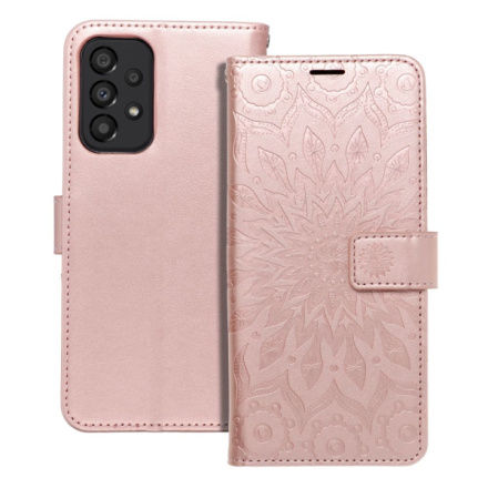 MEZZO Book case for SAMSUNG A33 5G mandala rose gold 450530