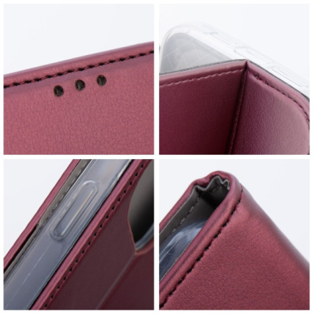 Smart Magneto book case for XIAOMI REDMI NOTE 11 PRO / NOTE 11 PRO 5G burgundy 582024