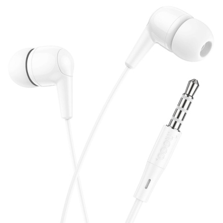 HOCO wire earphones Jack 3,5 mm with microphone M97 white 582136