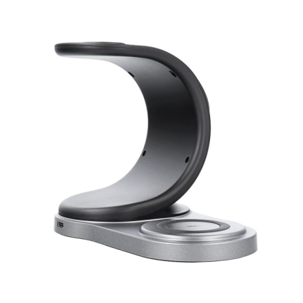 FORCELL F-ENERGY Sail Mag wireless charger 3in1 compatible with MagSafe Qi 15W black 585770