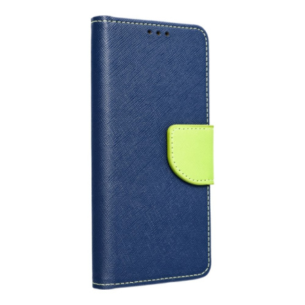 Fancy Book case for SAMSUNG A54 5G navy / lime 586176