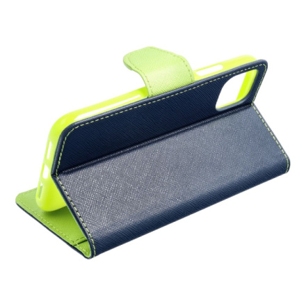 FANCY Book case for SAMSUNG A54 5G navy / lime 586176