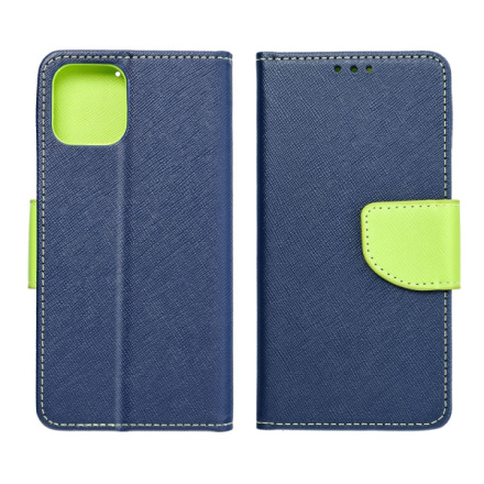 FANCY Book case for SAMSUNG A54 5G navy / lime 586176