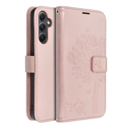 MEZZO Book case for SAMSUNG A34 5G tree rose gold 590111