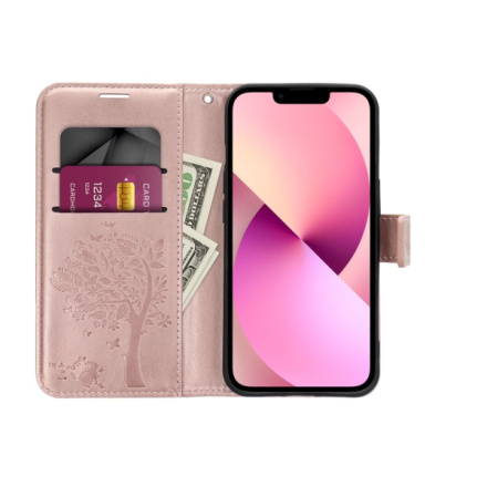 MEZZO Book case for SAMSUNG A54 5G mandala rose gold 590117