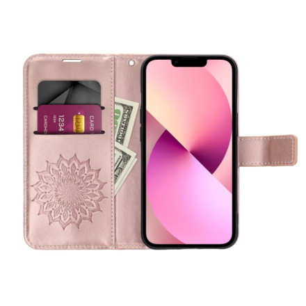 MEZZO Book case for XIAOMI Redmi NOTE 12 4G mandala rose gold 591277