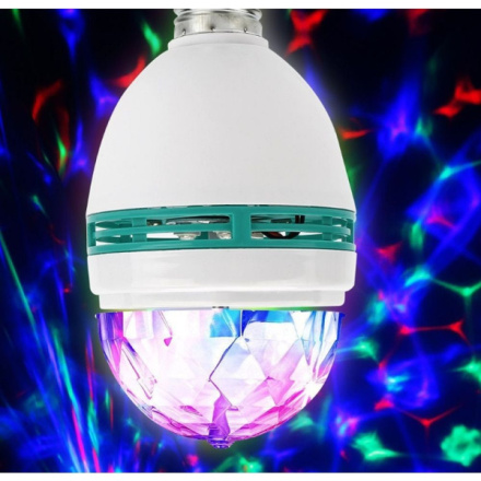 Disco LED bulb Mini Party light RGB rotating E27 LBMPL 591452